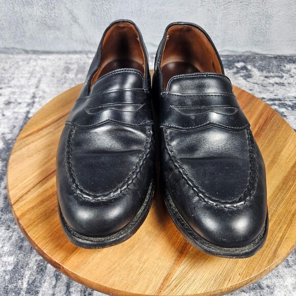Allen Edmonds Randolph Black Leather Penny Loafers Shoes Men\'s Size 9.5 D main image 10